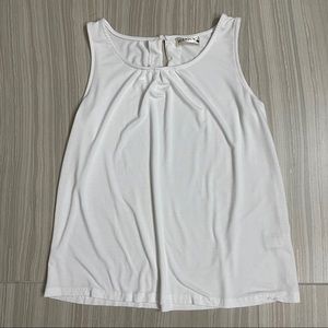 Igenjun White Viscose Tank Top NWOT | Women’s Size Small